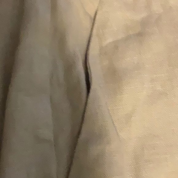 Lauren Ralph Lauren Women’s Tan Lined Linen 100% Linen Wide Leg Trousers Size 14 - Picture 6 of 14